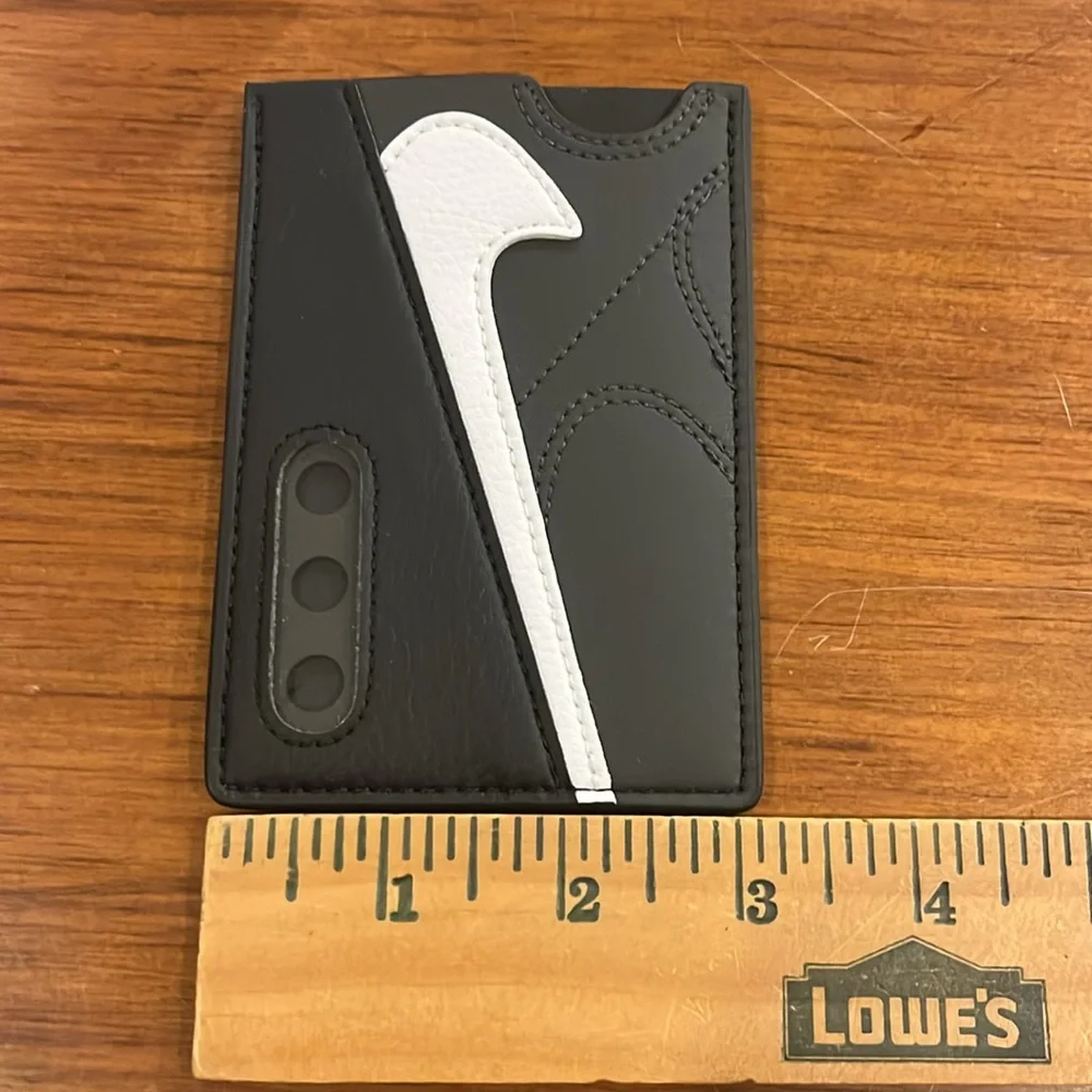Nike Air Max 90 Card Case Wallet new black white